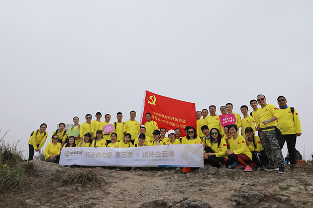 “行走的力量”德信网页版党委开展第三季徒步主题党日活动